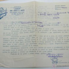 Cartas comerciales: CARTA POR MOROSIDAD, AGENCIA TREN, UNION ESPAÑOLA DE COMERCIO, 1961. Lote 44618866