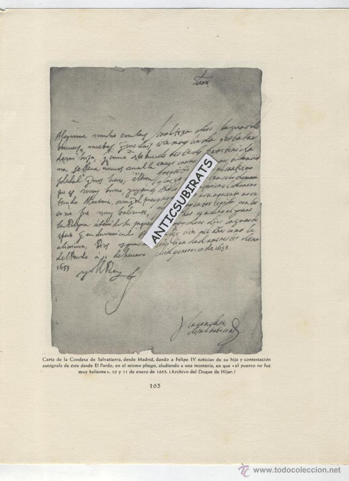 Lettere commerciali: HOJA SUELTA CARTA MANUSCRITA DE LA CONDESA DE SALVATIERRA MONTERIA DE UN CERDO A&Ntilde;O 1653 CAZA