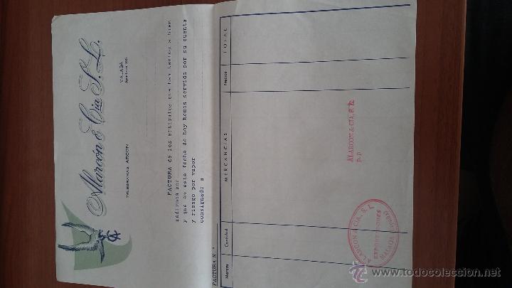 Cartas comerciales: Exportador de Pasas M&aacute;laga.  Modelo Factura. - Foto 1