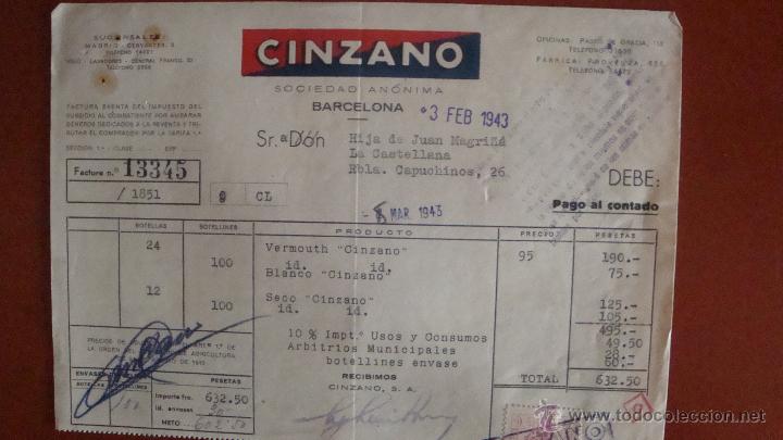 Cartas comerciales: CINZANO - Foto 1