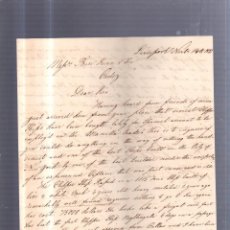 Lettere commerciali: CARTA COMERCIAL. GEORGE BALIHEN. LIVERPOOL. 1857. BENSUSAN, CADIZ
