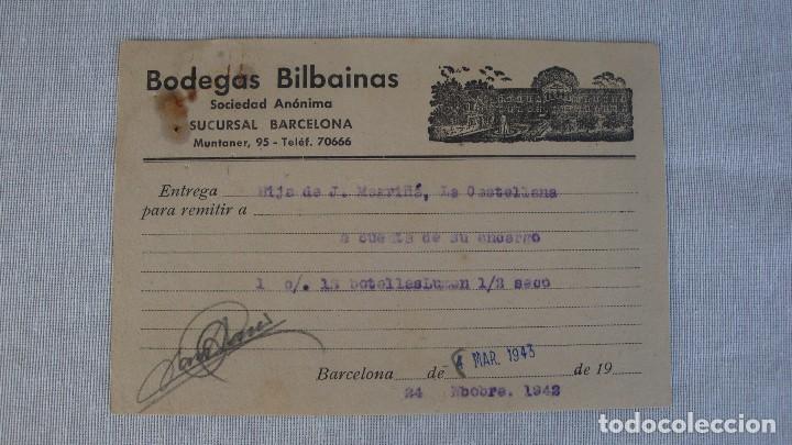 Cartas comerciales: BODEGAS BILBAINAS - Foto 1