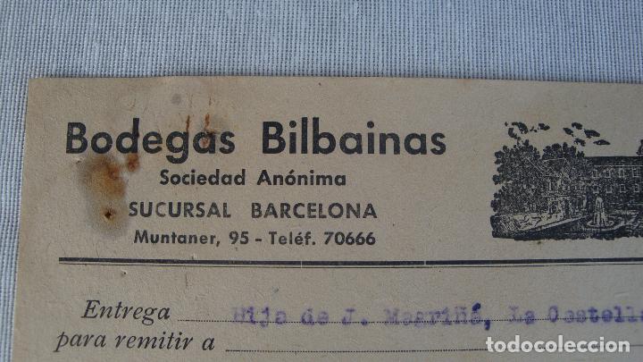 Cartas comerciales: BODEGAS BILBAINAS - Foto 2
