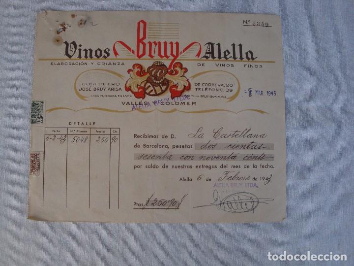 Cartas comerciales: VINOS BRUY ALELLA - Foto 1