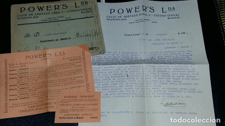 Cartas comerciales: CARTA COMERCIAL POWERS LDA. CIUDAD LINEAL MADRID - Foto 1