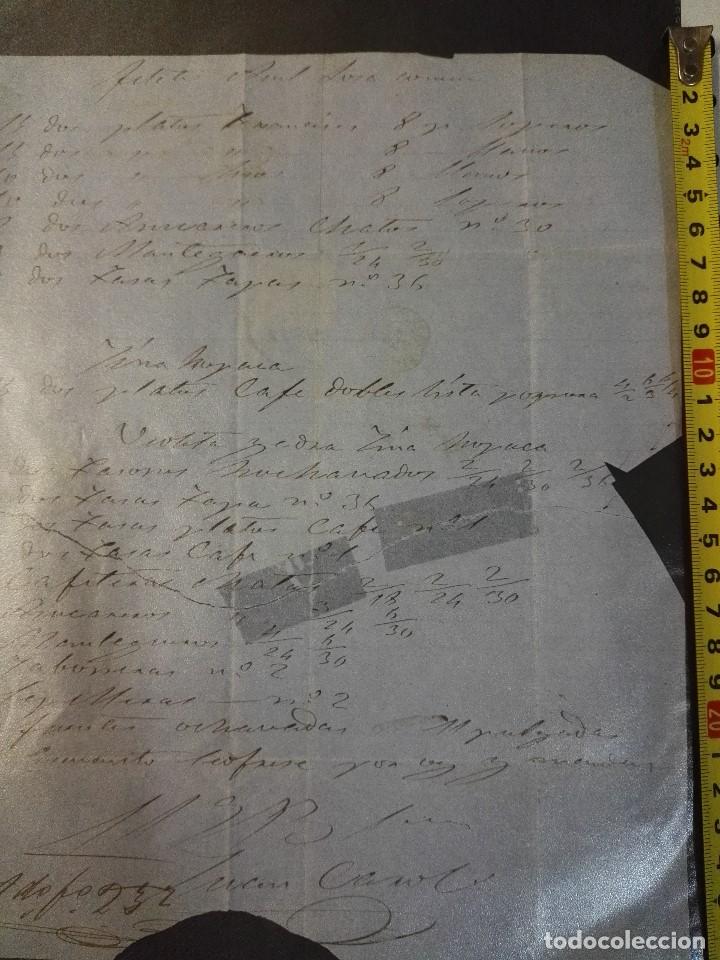 Cartas comerciales: Documento de 1864, carta de Sevilla. - Foto 4