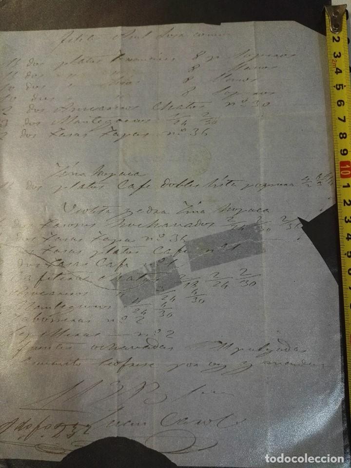 Cartas comerciales: Documento de 1864, carta de Sevilla. - Foto 5