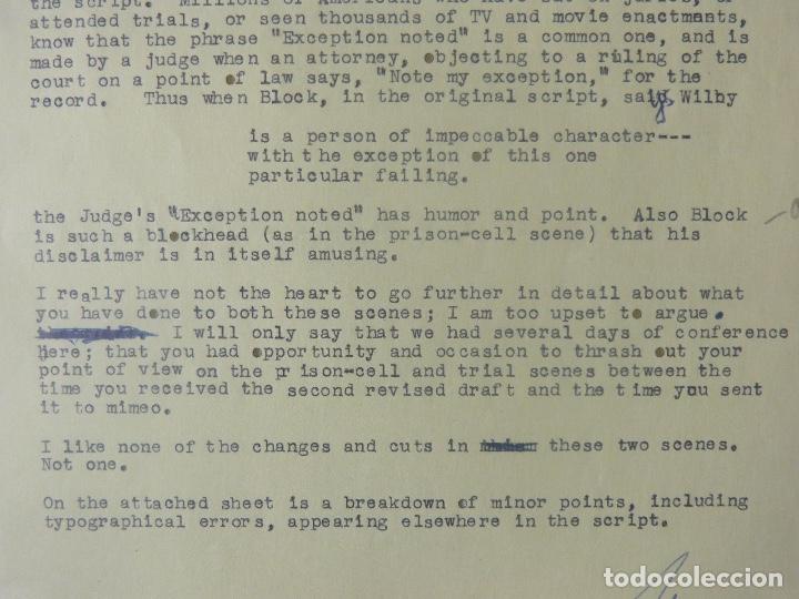 Cartas comerciales: Marc Brandel signed letter/22nd October,1968 - Foto 4