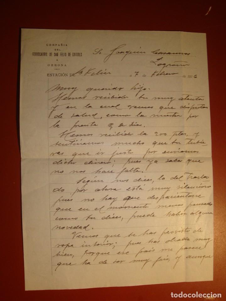 Cartas comerciales: FERROCARRIL - Foto 2