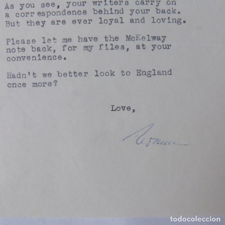 Cartas comerciales: Norman Corwin signed letter, July 4, 1963. - Foto 2