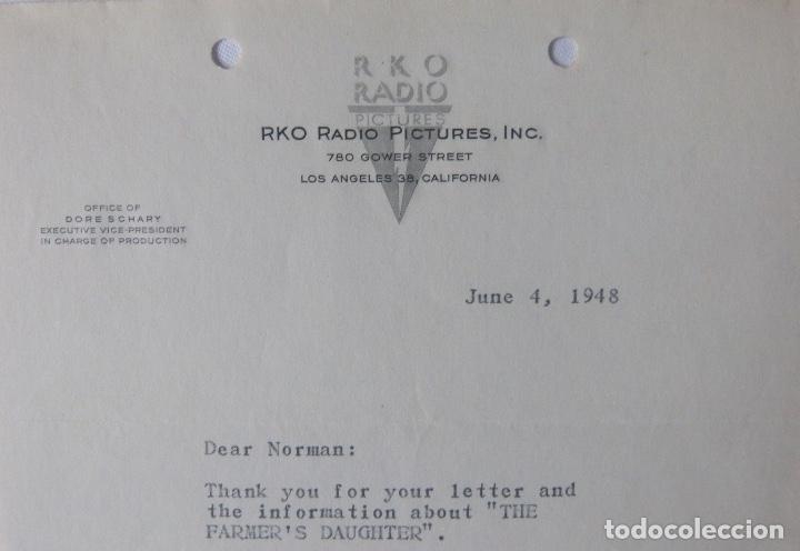 Cartas comerciales: Dore Schary signed letter, June 4, 1948 - Foto 3