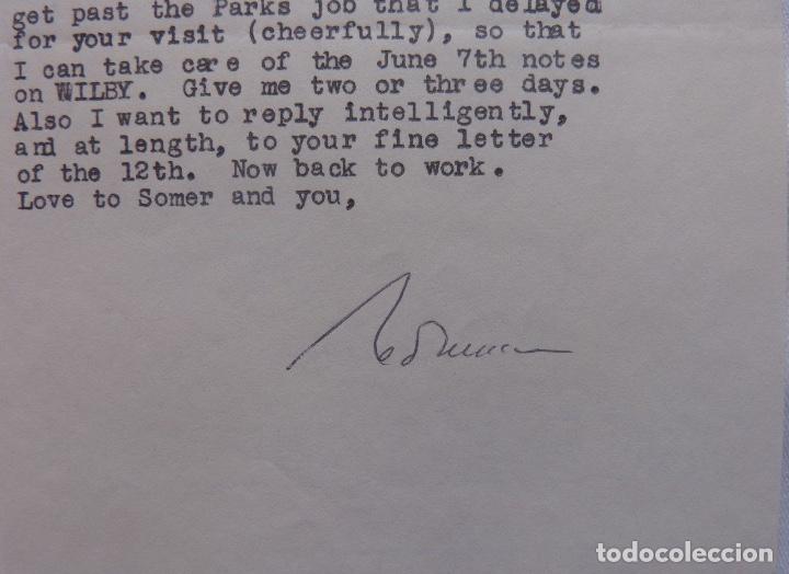 Cartas comerciales: Norman Corwin signed letter, June 15,1963 - Foto 3