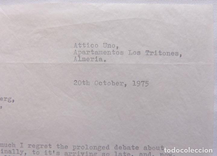 Cartas comerciales: Norman Rodway signed letter, 20th October, 1975 - Foto 4