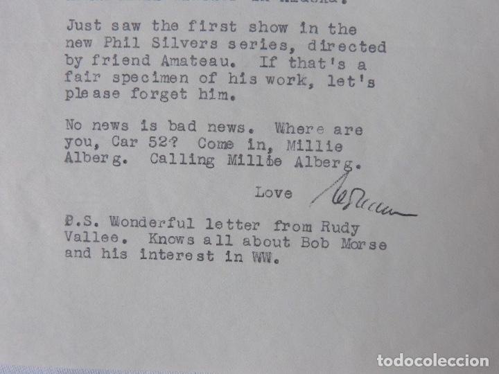 Cartas comerciales: Norman Corwin signed letter, Oct 5, 1963 - Foto 3