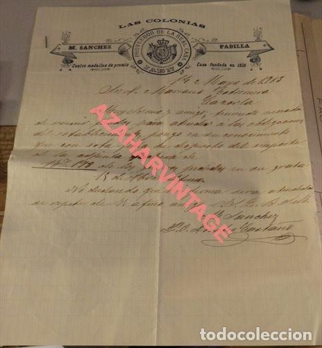 Commercial Letters: JAEN, 1903, CARTA COMERCIAL , LAS COLONIAS, PROVEEDOR DE LA REAL CASA