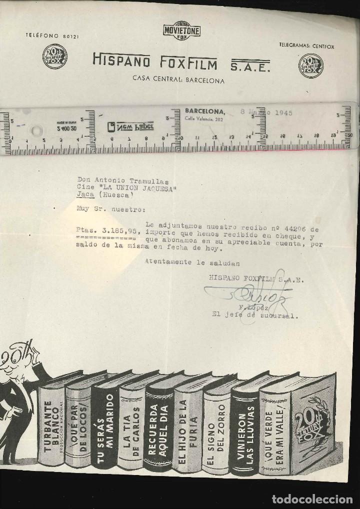 HISPANO FOXFILM. S.A.E.BARCELONA, 1945