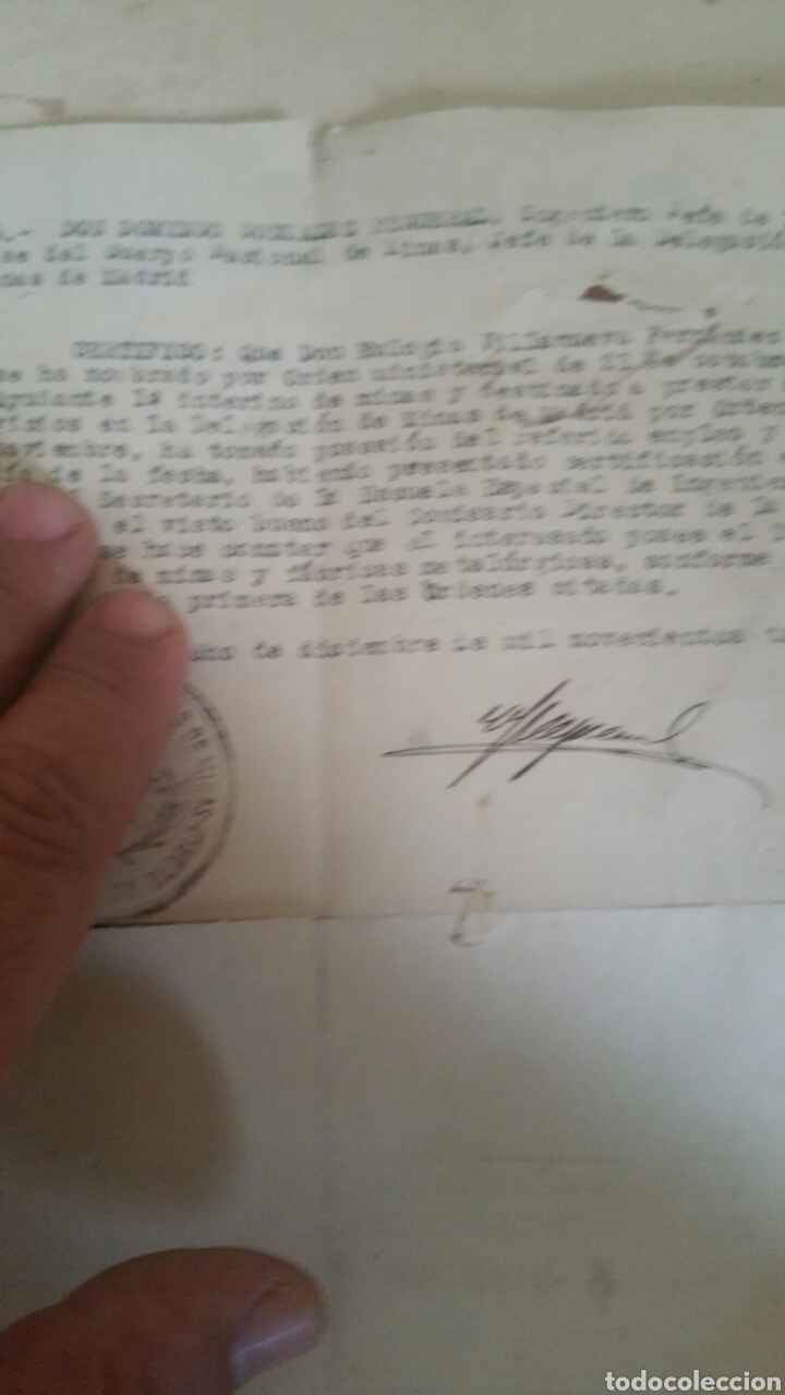 Cartas comerciales: Documento de la Direcci&oacute;n General de Minas &eacute;poca republica - Foto 2