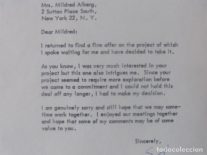 Cartas comerciales: Sol Saks letter signed/November 9,1964 - Foto 3