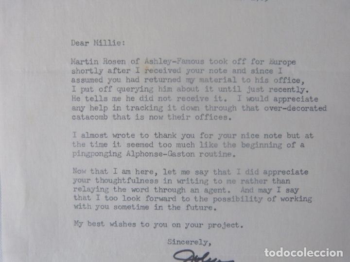 Cartas comerciales: John Vlahos signed letter/1965 - Foto 4