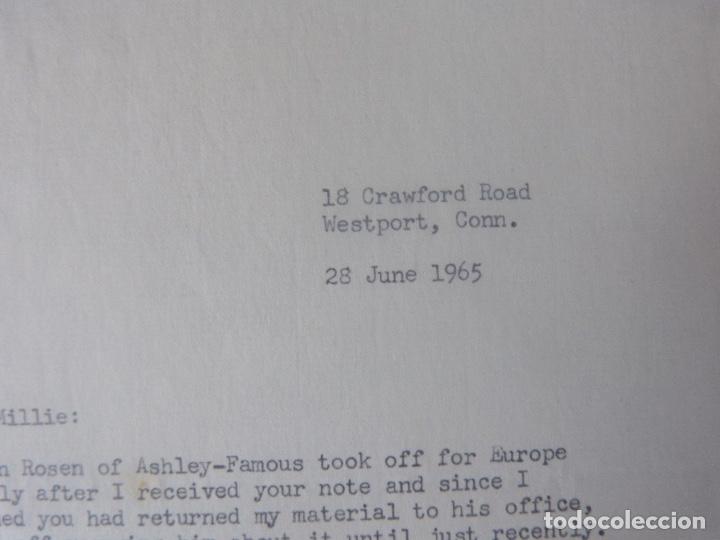 Cartas comerciales: John Vlahos signed letter/1965 - Foto 5
