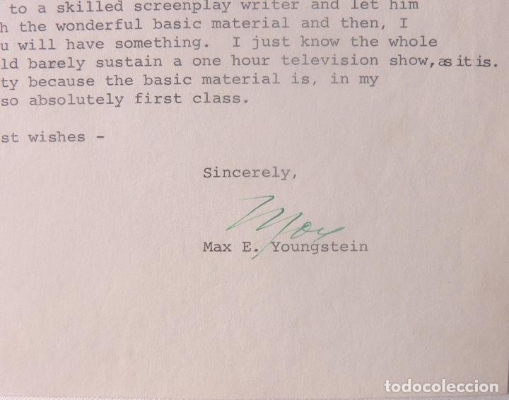Cartas comerciales: Max E.Youngstein signed letter/1964 - Foto 3