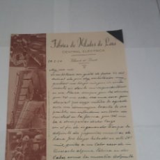 Cartas comerciales: CARTA COMERCIAL FÁBRICA DE HILADOS DE LUNA 1954. Lote 149486516