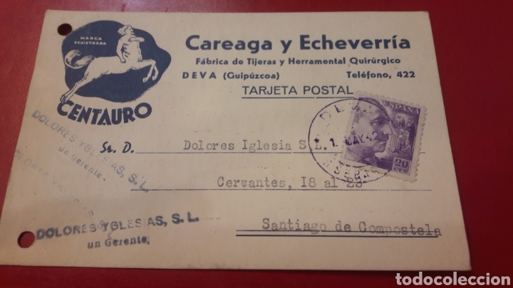 Cartas comerciales: Deva Guipuzcua Careaga y Echeverria Centauro - Foto 1