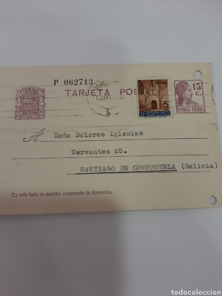Cartas comerciales: 1936 Barcelona Benet Campaball - Foto 1