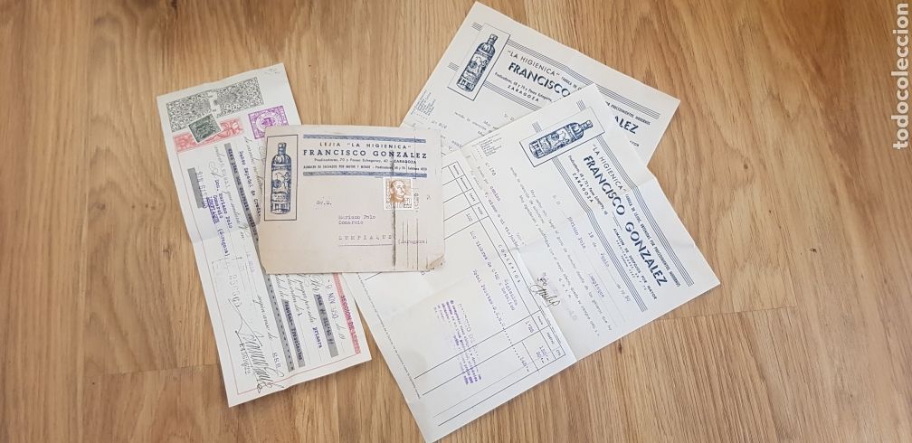 Commercial Letters: Carta comercial lej&iacute;a La Higi&eacute;nica Francisco Gonz&aacute;lez Zaragoza