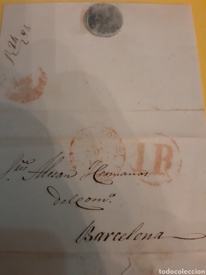 Cartas comerciales: 1847 Srs.Altesan Hermanos Barcelona - Foto 1