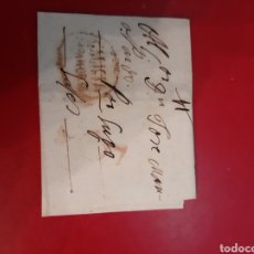 Cartas comerciales: HABLA MINA DE ORO PLATA 1831 MATASELLO GALICIA MONFORTE