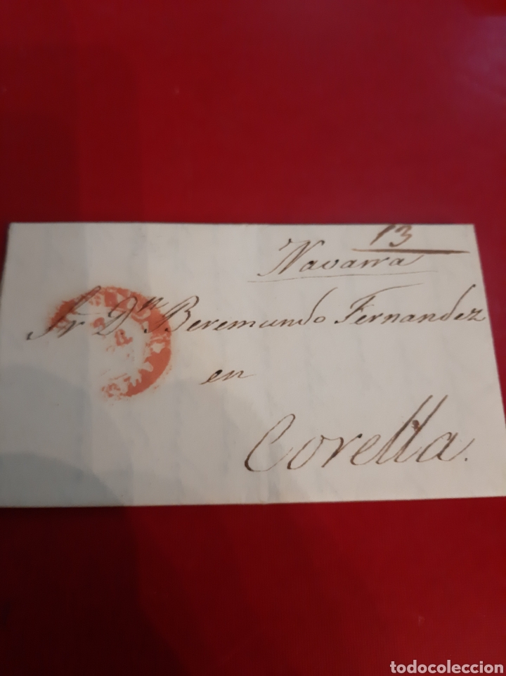 Cartas comerciales: 1848 Madrid destino Corella Navarra - Foto 1