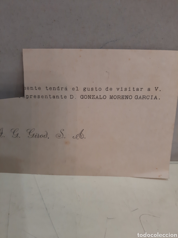 Cartas comerciales: J.G Girod sa representaci&oacute;n - Foto 2