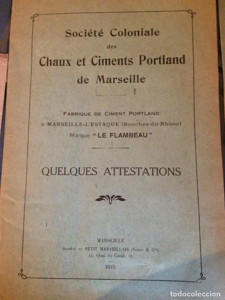 Cartas comerciales: FABRIQUE DE CIMENT PORTLAND 1918 - Foto 2