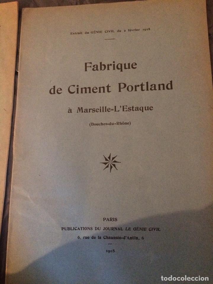 Cartas comerciales: FABRIQUE DE CIMENT PORTLAND 1918 - Foto 3