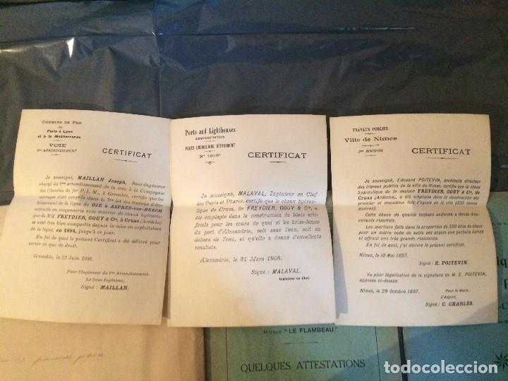 Cartas comerciales: FABRIQUE DE CIMENT PORTLAND 1918 - Foto 6
