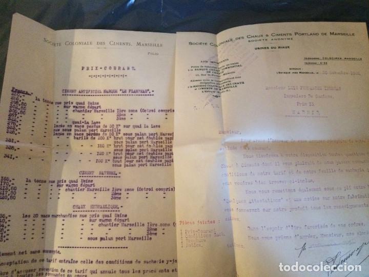 Cartas comerciales: FABRIQUE DE CIMENT PORTLAND 1918 - Foto 8