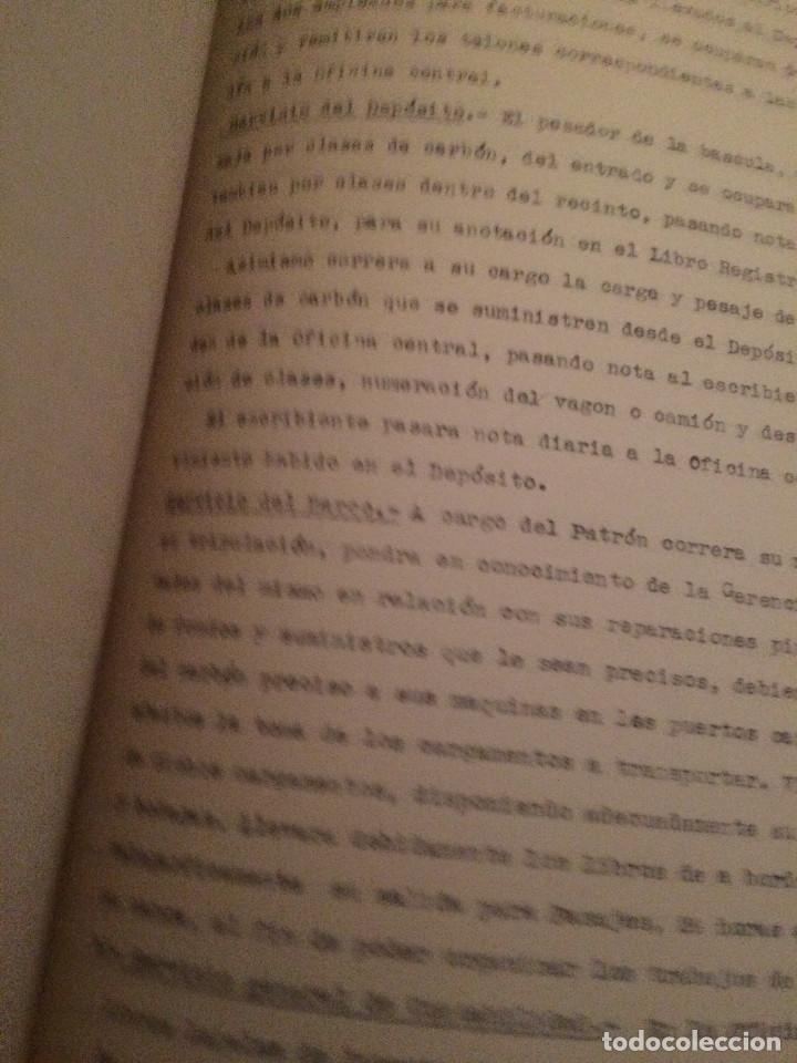 Cartas comerciales: PROYECTO DEPOSITO CARBONES COMPLETO 1938 - Foto 4