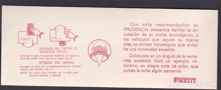 Cartas comerciales: sobre comercial y adhesivo pirelli - Foto 2