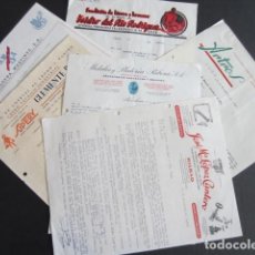 Cartas comerciales: 6 CARTAS COMERCIALES DIVERSAS INDUSTRIAS A ORENSE 1956. VER FOTOS ADICIONALES. Lote 200401163