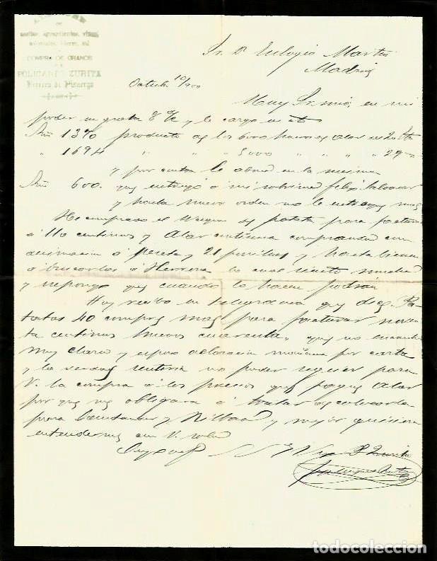 Lettres commerciales: CARTA 1900 HERRERA DE PISUERGA