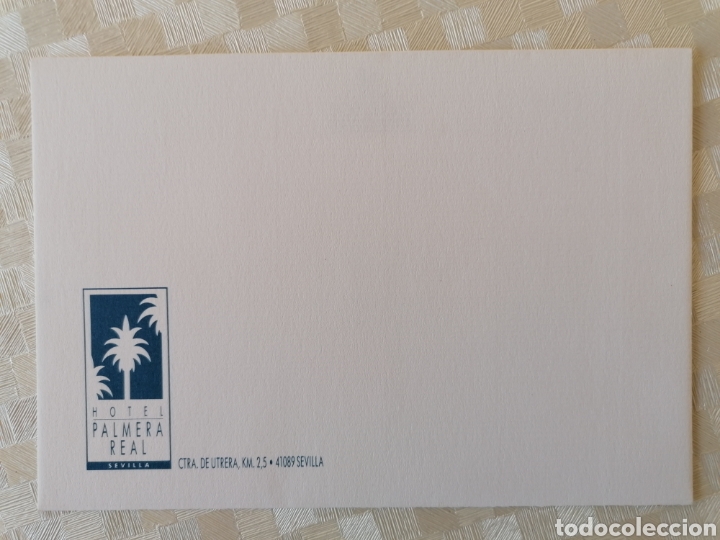Gesch&auml;ftsbriefe: Sobre carta HOTEL PALMERA REAL SEVILLA 1993