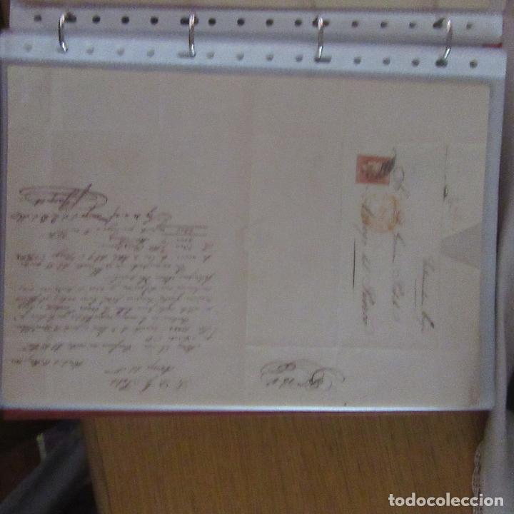 Gesch&auml;ftsbriefe: legajo muy antigua carta, sello correos a&ntilde;os 1800