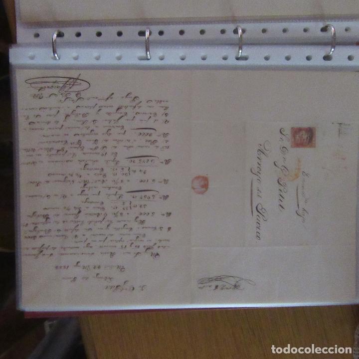 Gesch&auml;ftsbriefe: legajo muy antigua carta, sello correos a&ntilde;os 1800