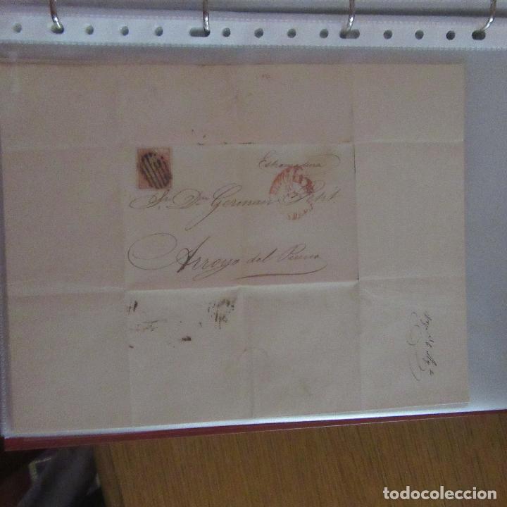 Commercial Letters: legajo muy antigua carta, sello correos a&ntilde;os 1800