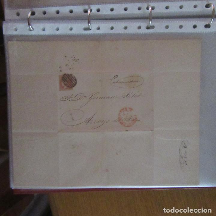 Commercial Letters: legajo muy antigua carta, sello correos a&ntilde;os 1800