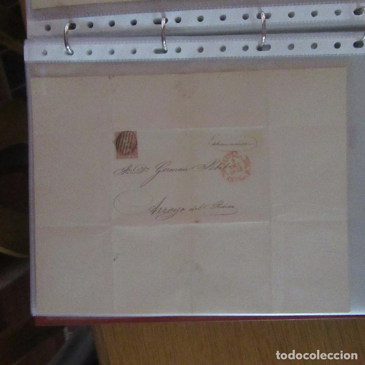 Commercial Letters: legajo muy antigua carta, sello correos a&ntilde;os 1800