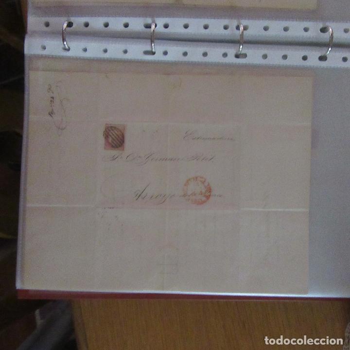 Commercial Letters: legajo muy antigua carta, sello correos a&ntilde;os 1800