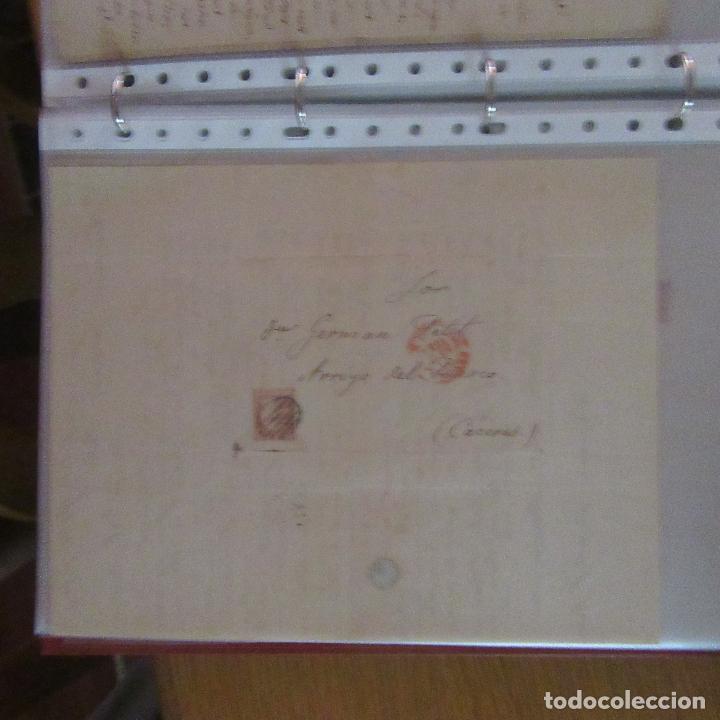 Commercial Letters: legajo muy antigua carta, sello correos a&ntilde;os 1800