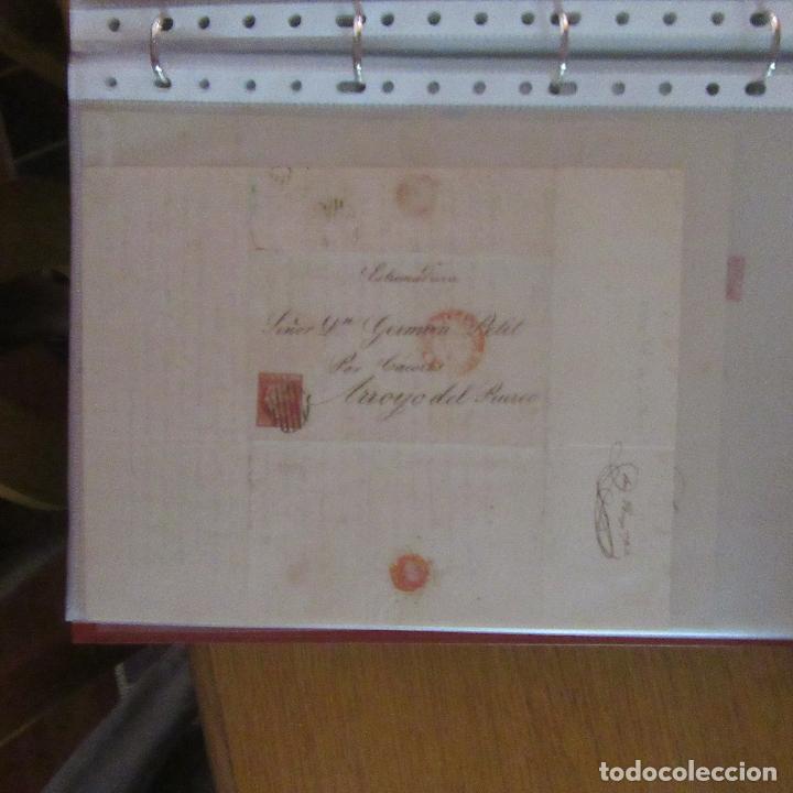 Commercial Letters: legajo muy antigua carta, sello correos a&ntilde;os 1800